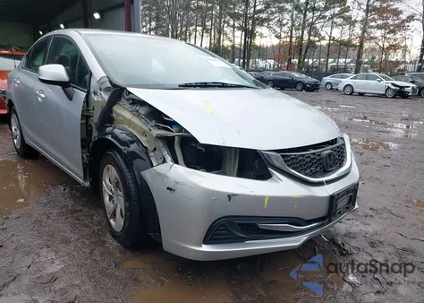 2013 Honda Civic Lx из США, поврежденный, VIN 2HGFB2F51DH562558